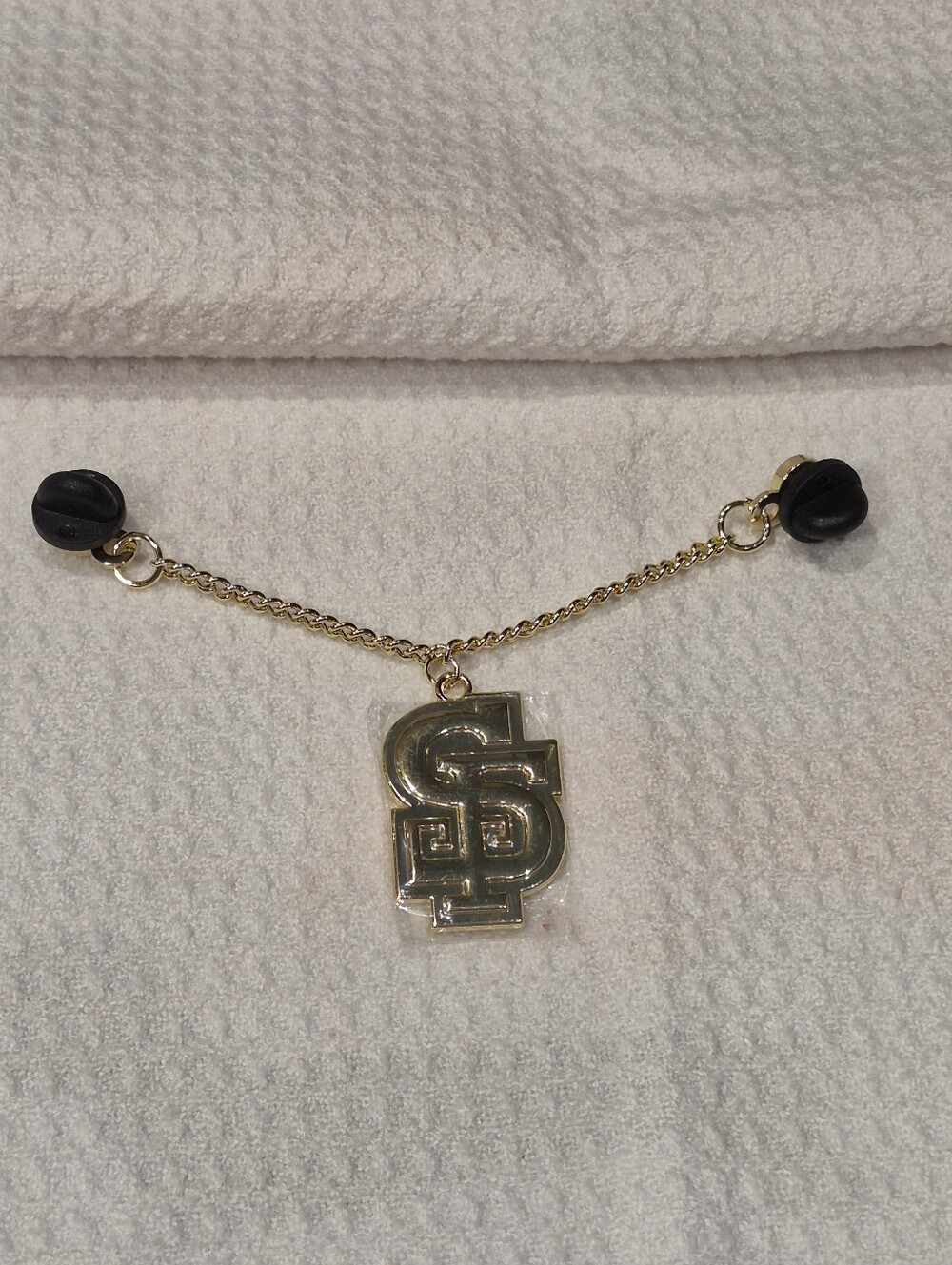 San Francisco Giants Baseball Hat Chain In Gold Tone New